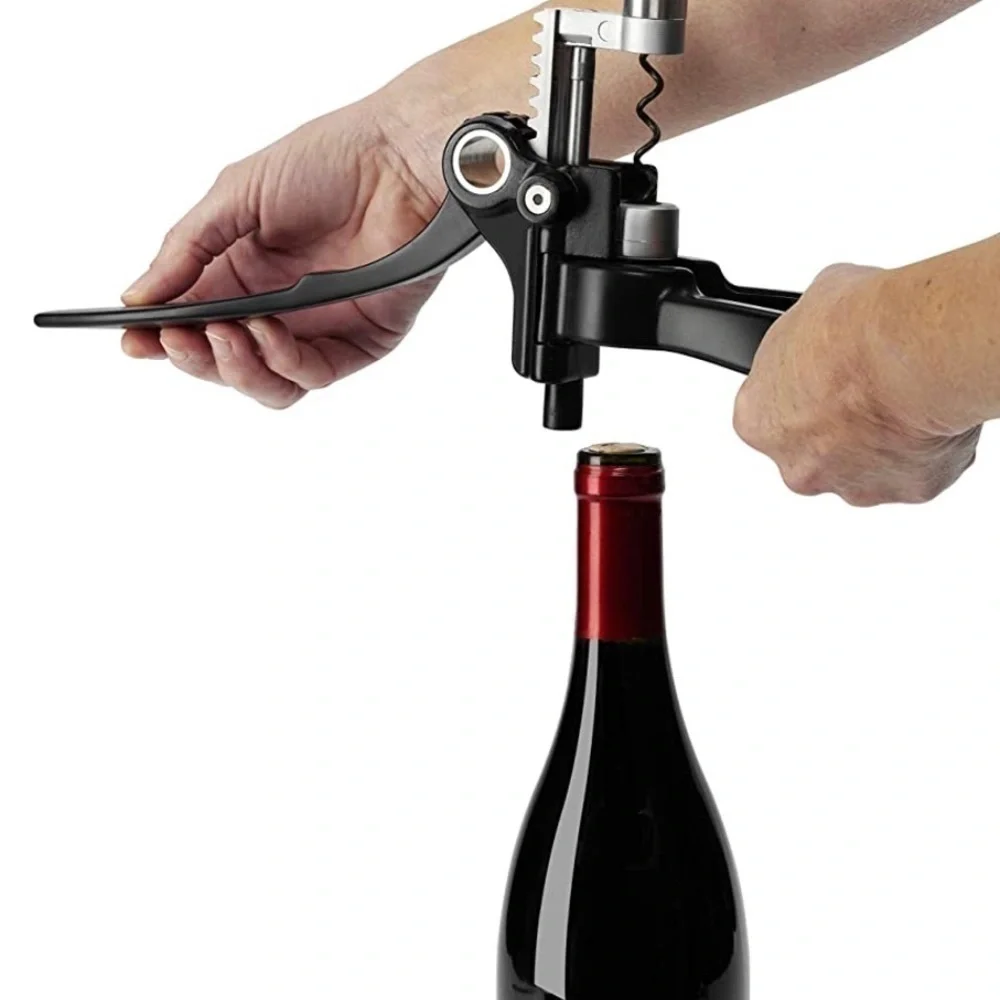 le Creuset Foilcutter Gift Set, Black Lever model in Box